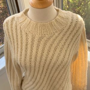 THE LIMITED soft ribbed mock neck sweater